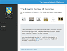 Tablet Screenshot of linacreschoolofdefence.org